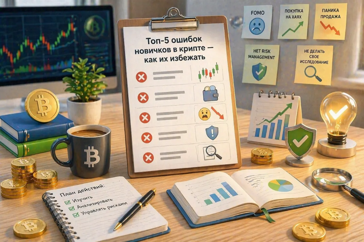 Top 5 Mistakes Beginners Make in Crypto